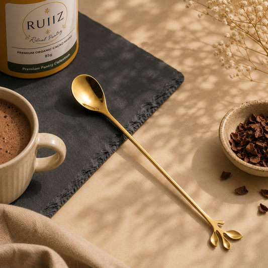 Golden Ritual Stirring Spoon