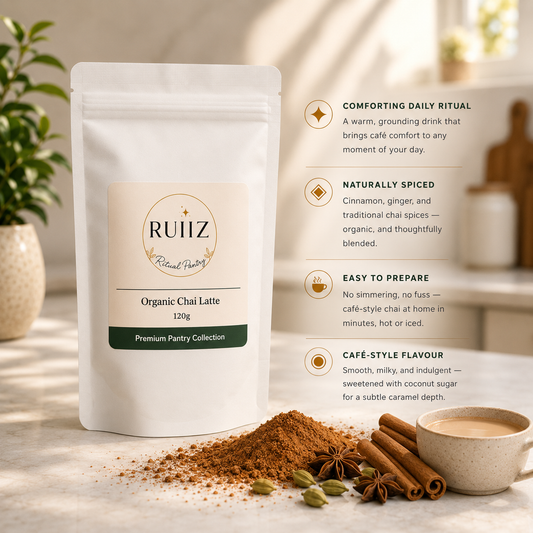 Organic Chai Latte 120g - Natural Sweetened