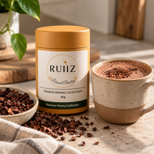 Organic Cacao Husks 85g | The Lighter Hot Chocolate