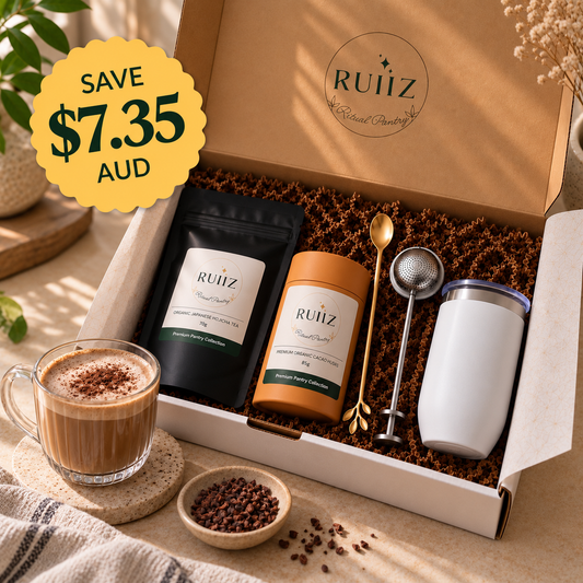 Hojicha Powder & Cacao Husk Bundle