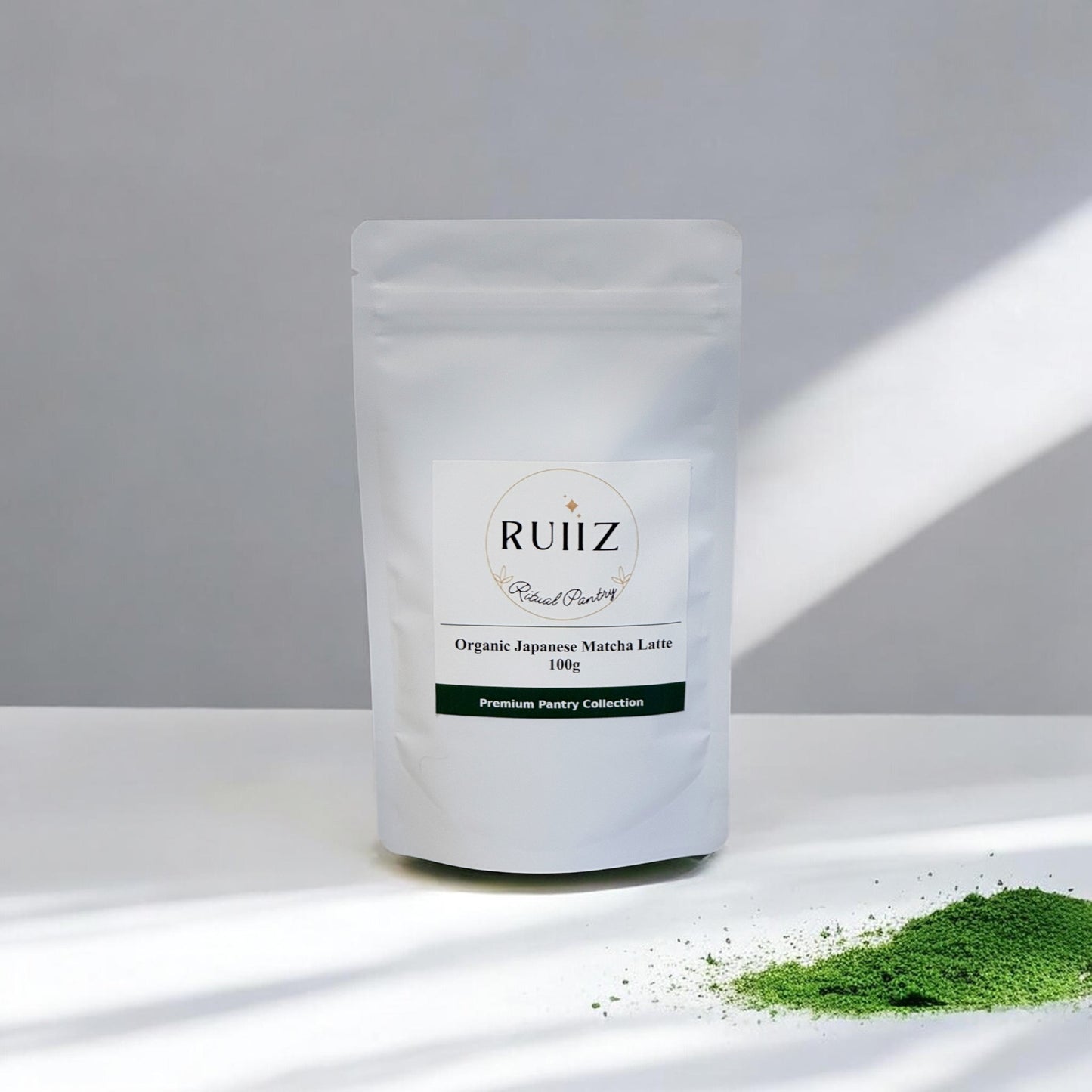 Organic Japanese Matcha Latte 100g - Natural Sweetened