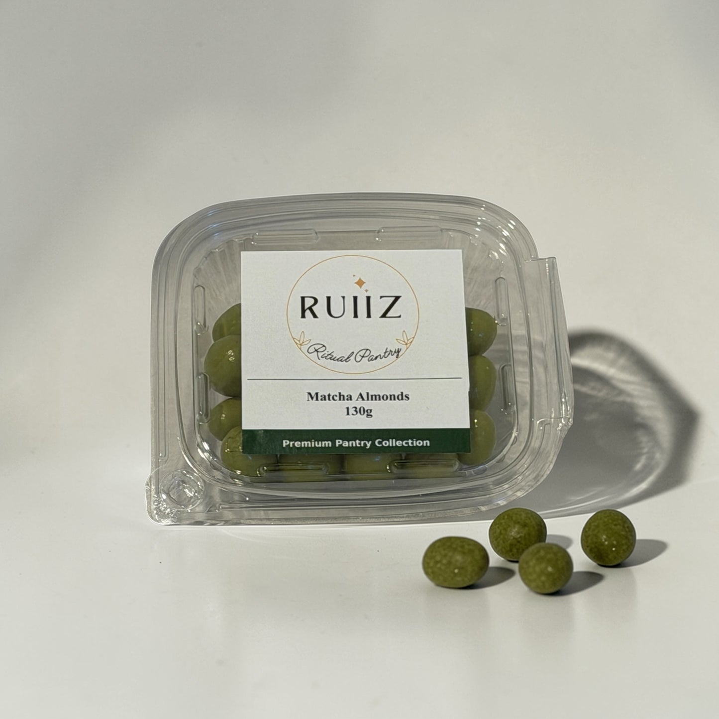 Matcha Almonds 130g