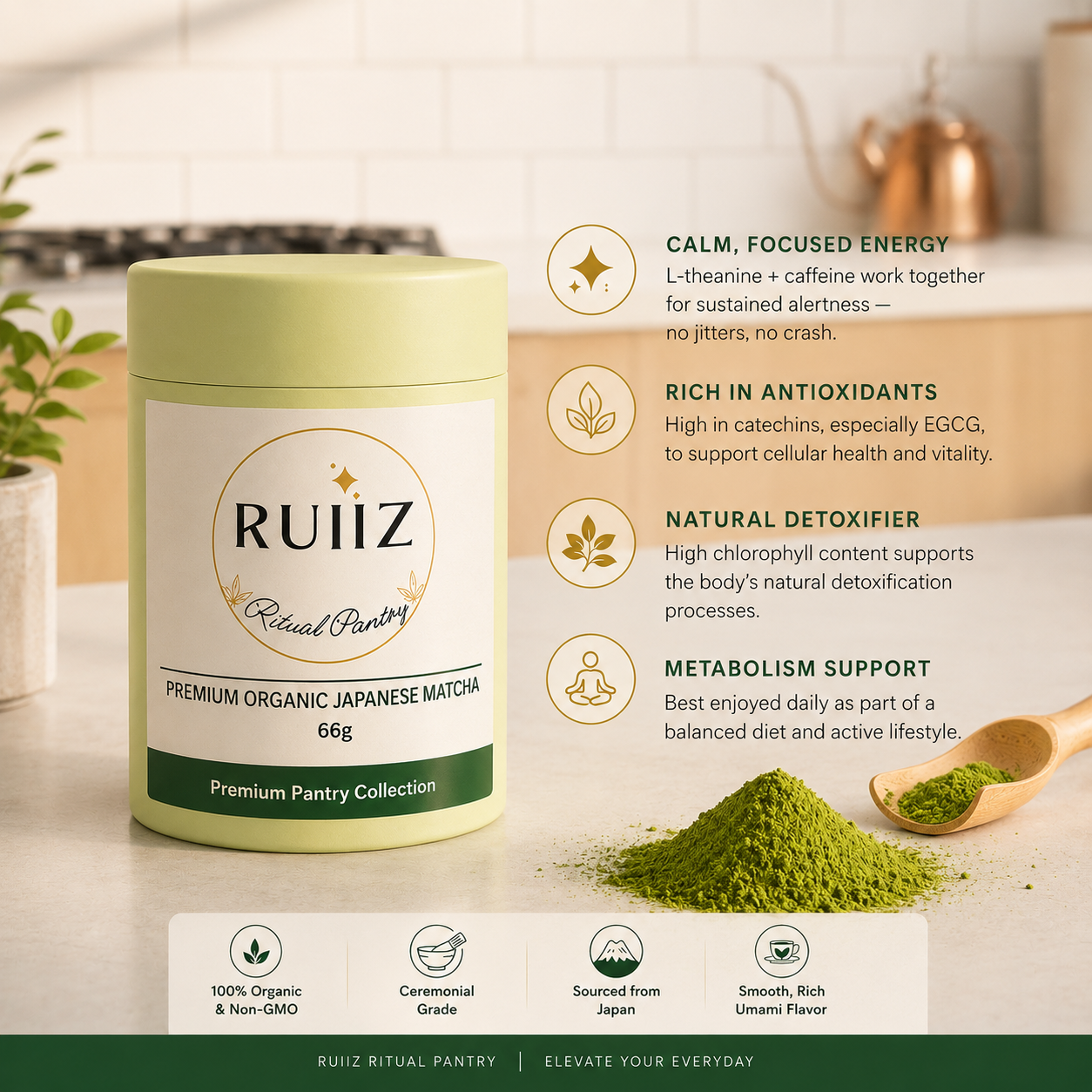 Organic Japanese Matcha 65g
