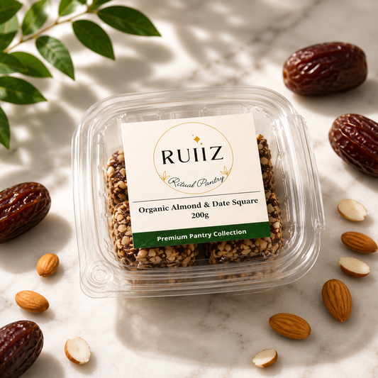 Organic Almond & Date Square 200g