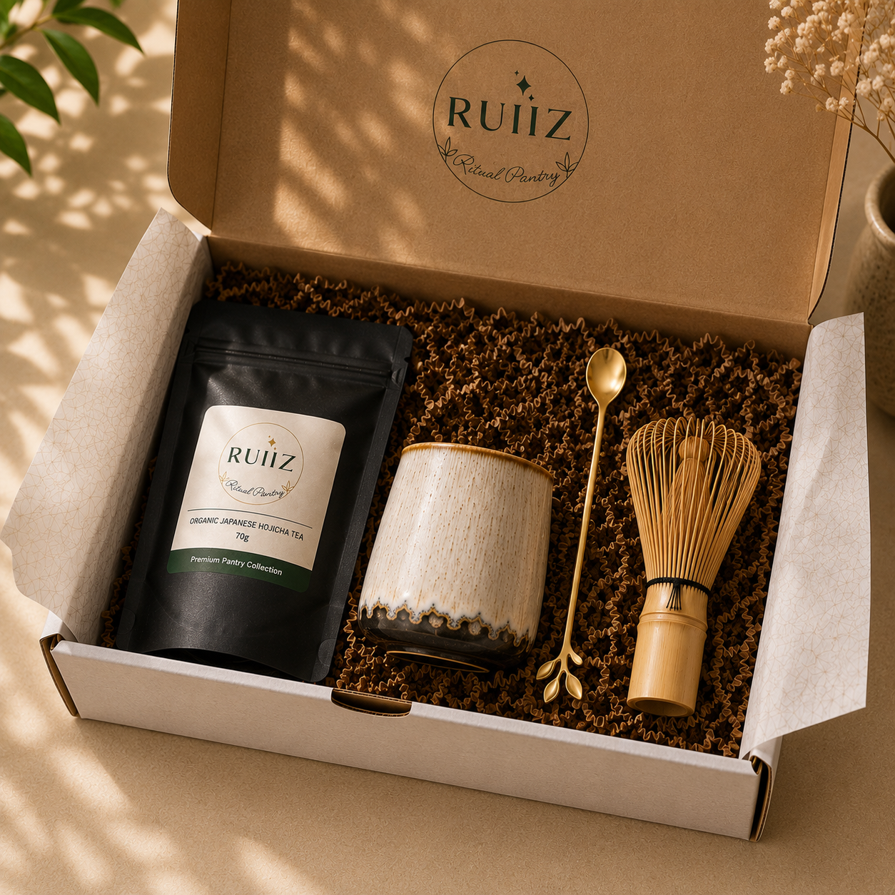 Hojicha Ritual Bundle | Organic Japanese Hojicha Set