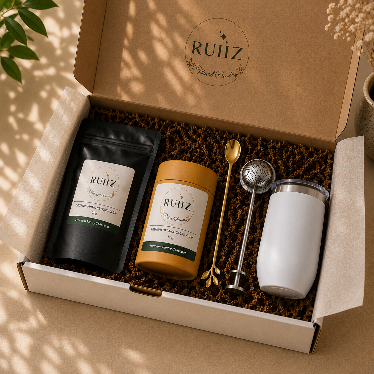 The Hojicha & Cacao Husk Box