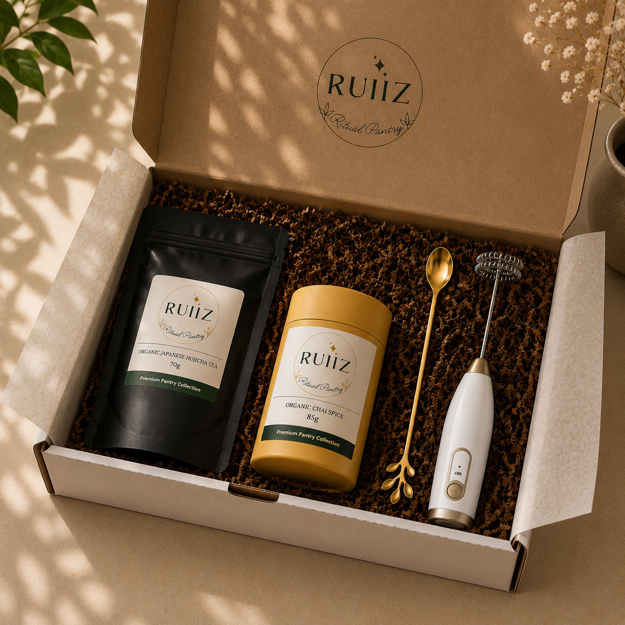 The Chai Spice & Hojicha Box