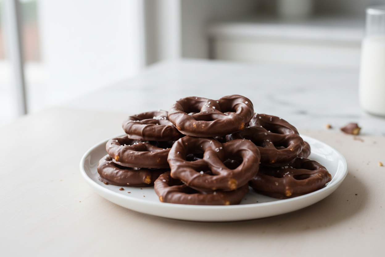 Milk Chocolate Coated Pretzels 100g